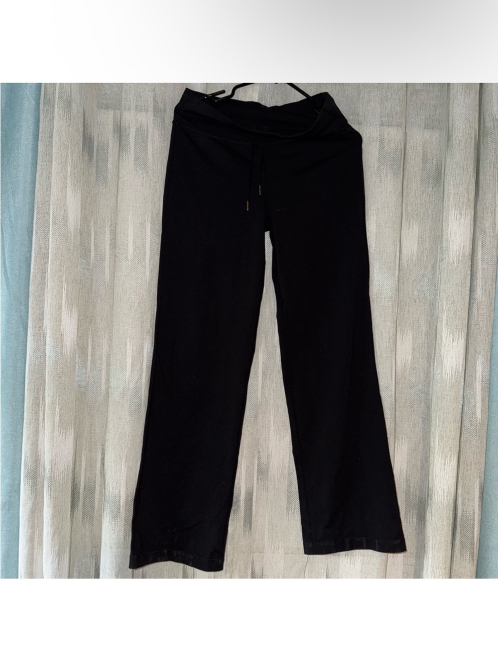 lululemon athletica Black Wide-Leg Drawstring Pants - Picture 3 of 6